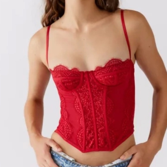 Urban Outfitters Out From Under Modern Love Corset - Picture 1 of 3